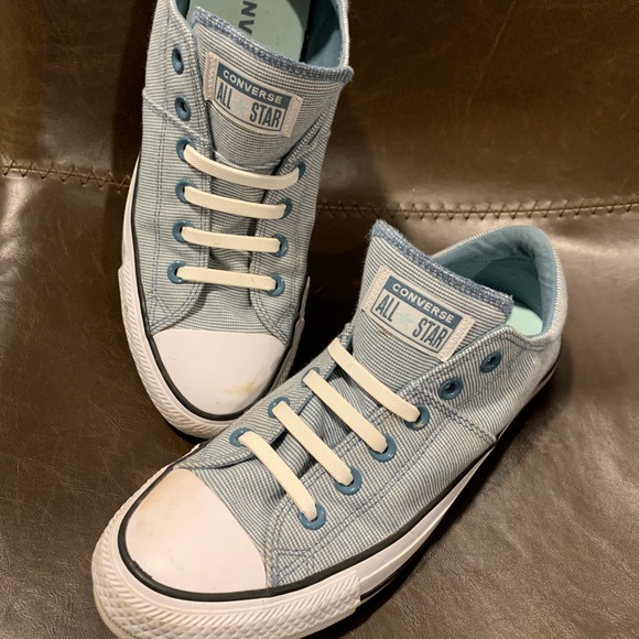 Converse CT All Star Chambray Blue Stripe 9 - Picture 2 of 7